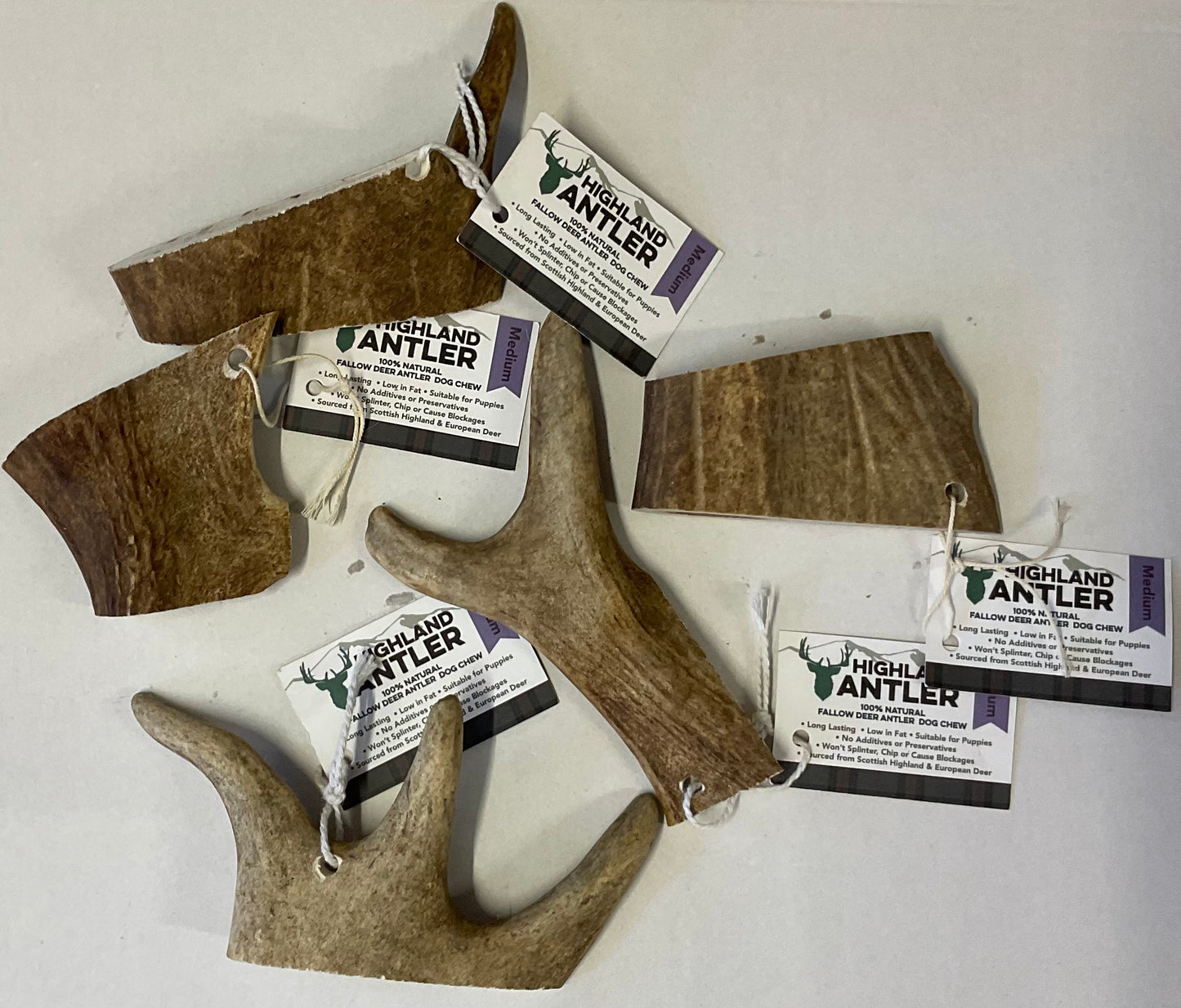 Fallow deer antler ( medium) 75 to 150g